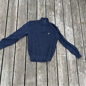 Nautica quarter 1/4 1/3 zip sweater